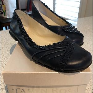 Taryn Rose navy flats - like new